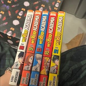 My Hero Academia Manga Volumes 3-5